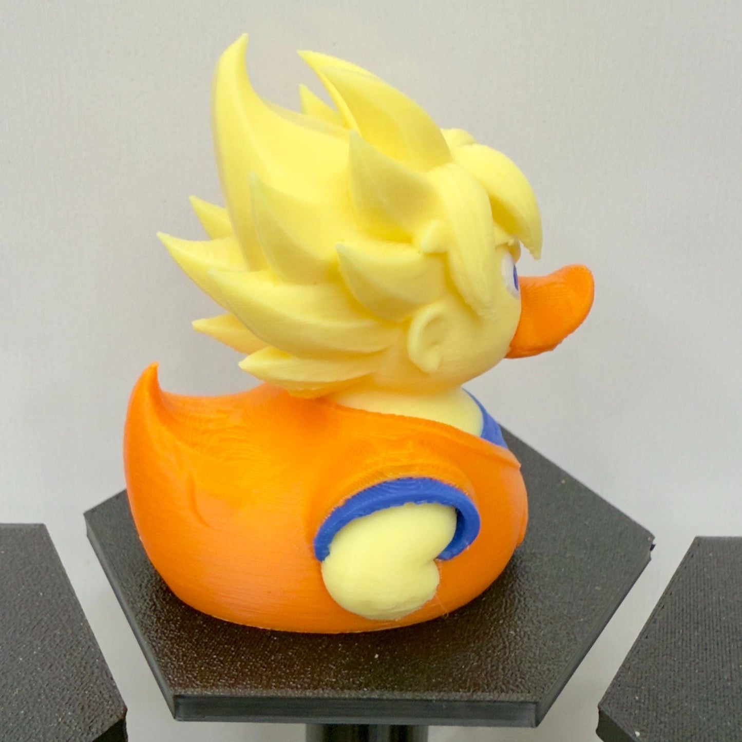 Super Saiyan Duck Figurine: DBZ Anime Collectible, Jeep Duck