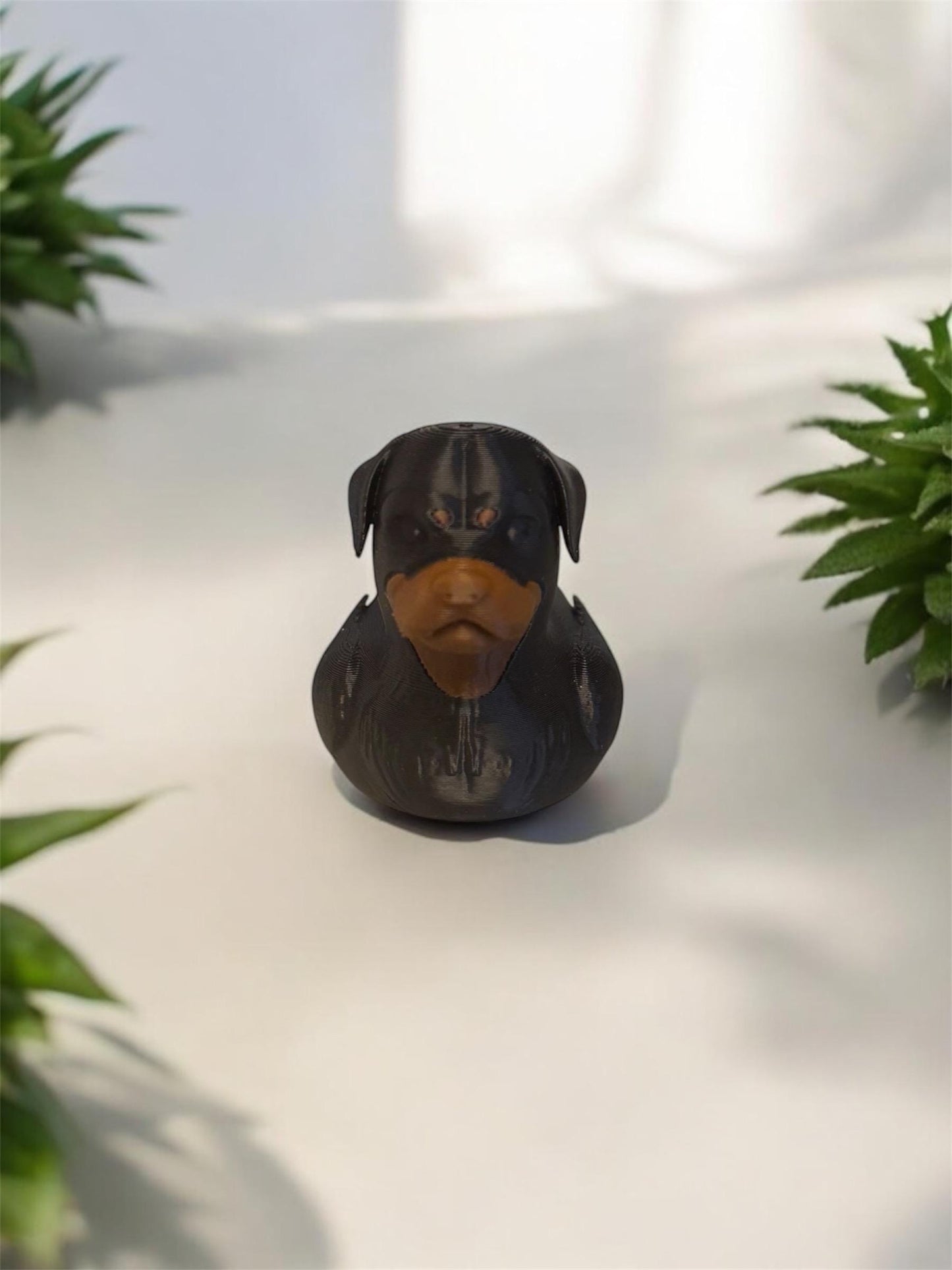 Rottweiler Dog Duck | Jeep Dashboard Duck | Cruise & Desk Home Decor | Pet Lover Gift