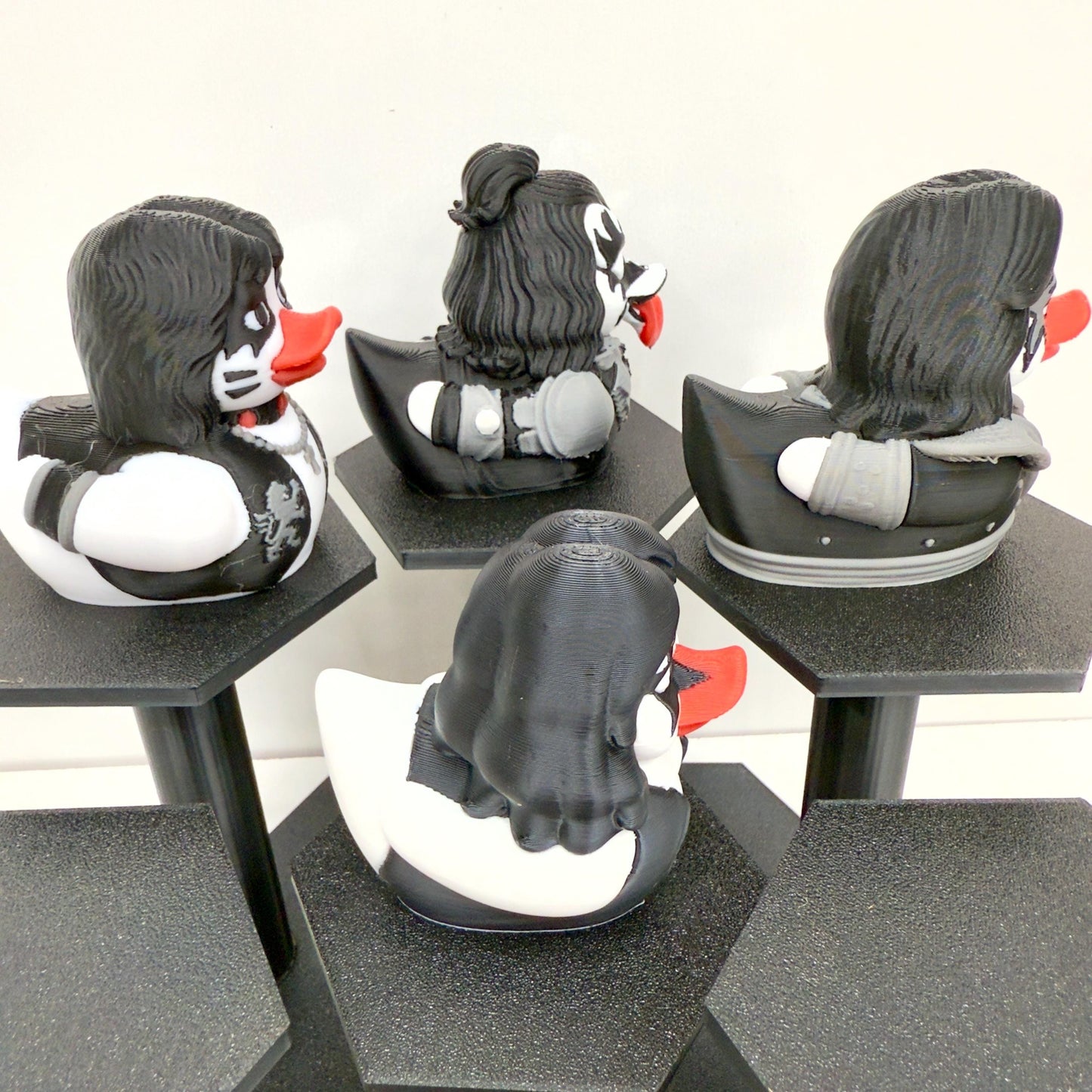 KISS-Inspired Rock Band Ducks | Limited Edition 3D Printed Collectibles