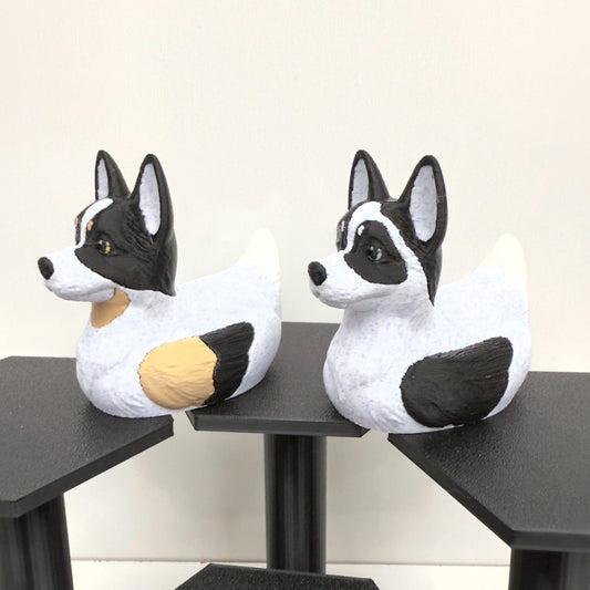 Blue Heeler Duck, Australian Cattle Dog Figurine | Speckled Dog Duck Hybrid | Jeep Dashboard Decor | Ranch Dog Gift For Her or Him