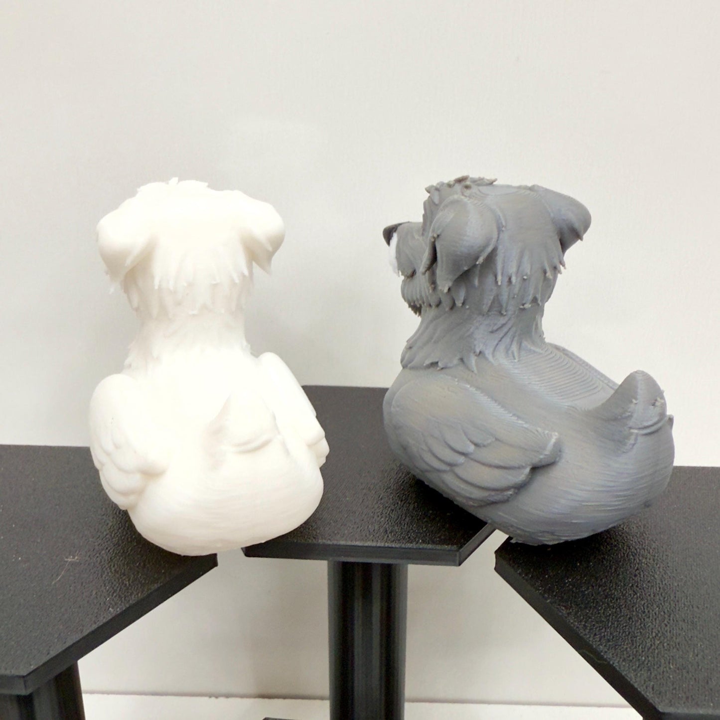 Wolfhound Dog Duck Figurine | Irish Wolfhound, Otterhound, Borzoi, Terrier Mix Gift | Jeep Dashboard Duck | 3D Printed Collectible