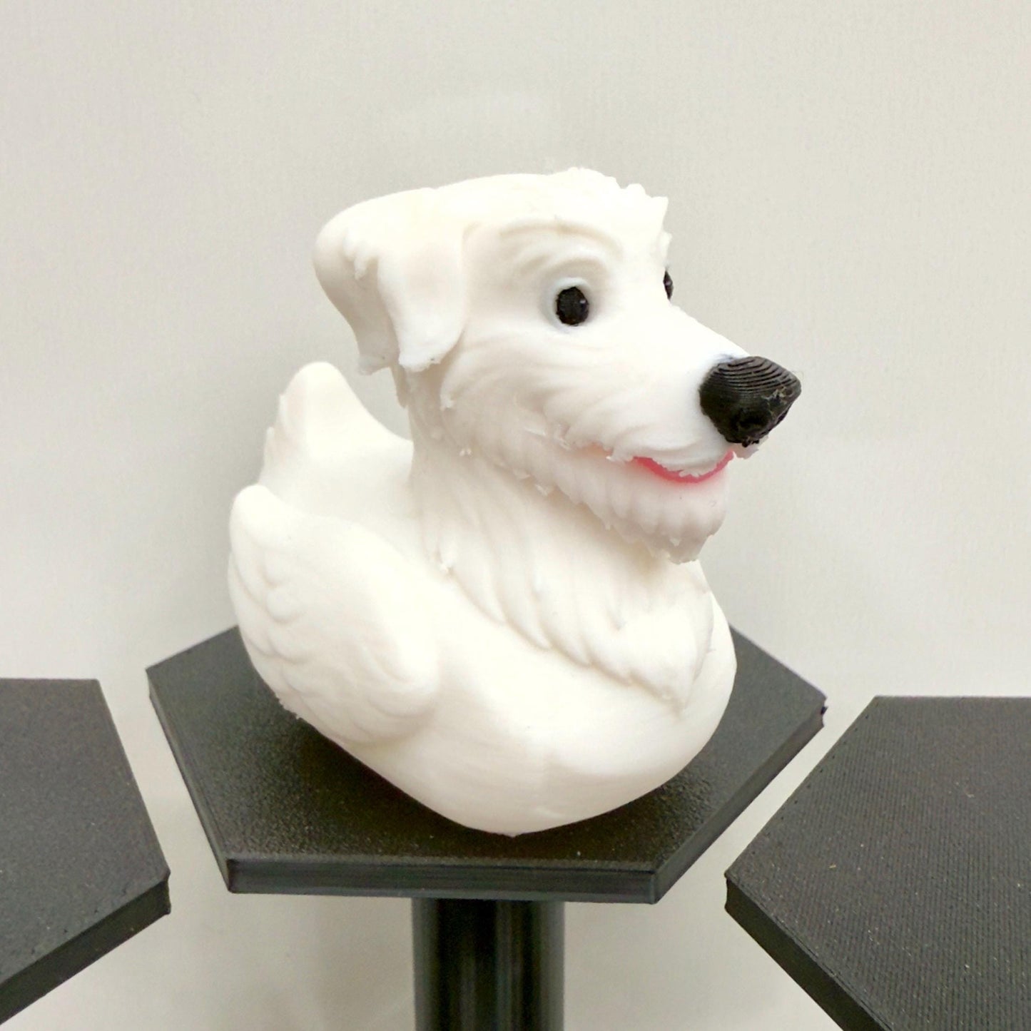 Wolfhound Dog Duck Figurine | Irish Wolfhound, Otterhound, Borzoi, Terrier Mix Gift | Jeep Dashboard Duck | 3D Printed Collectible