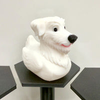 Wolfhound Dog Duck Figurine | Irish Wolfhound, Otterhound, Borzoi, Terrier Mix Gift | Jeep Dashboard Duck | 3D Printed Collectible