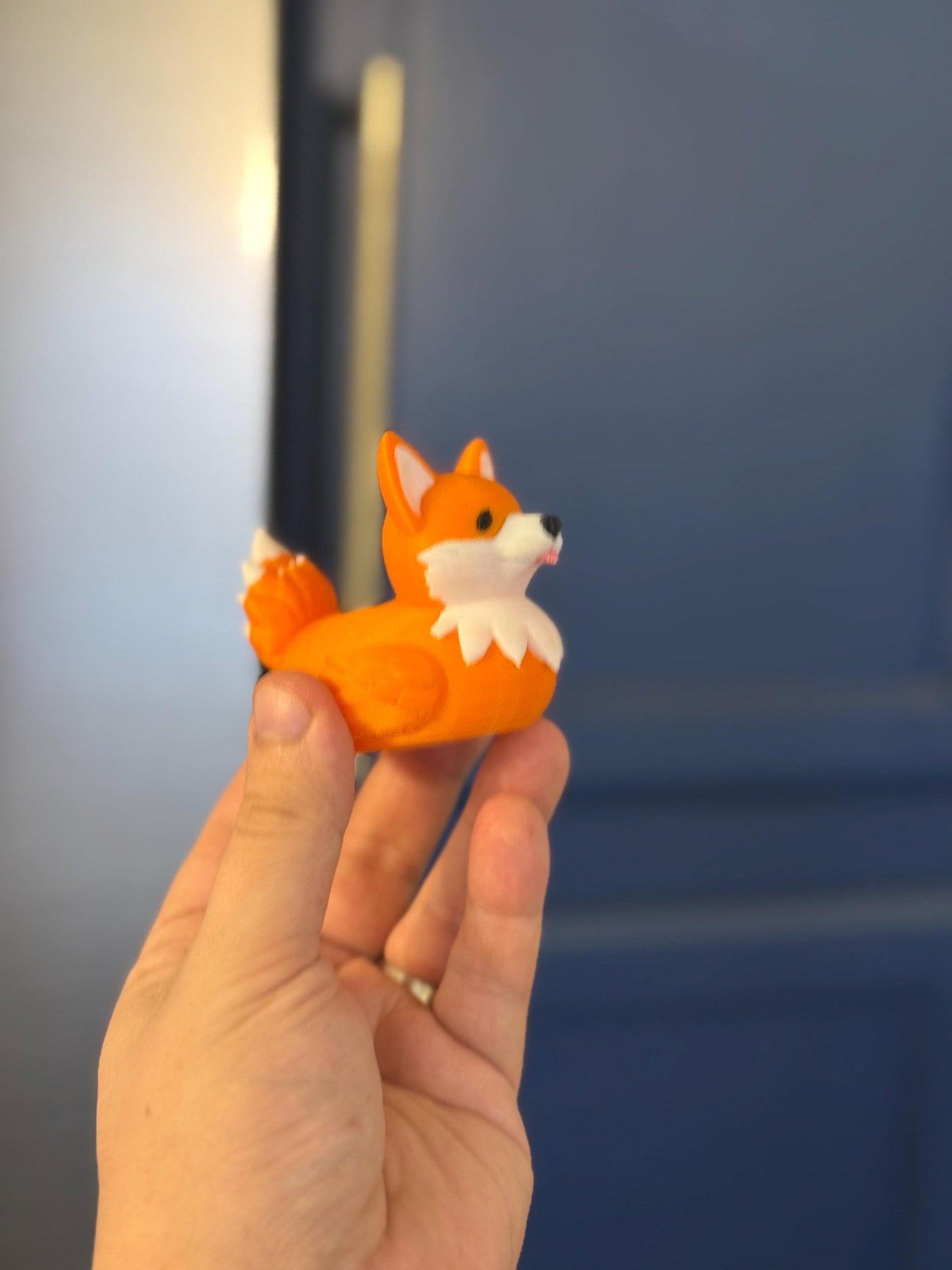 Corgi Dog Duck | Tan or Orange | Jeep Duck | Cruise & Desk Home Decor | Pet Gift | 3D Print