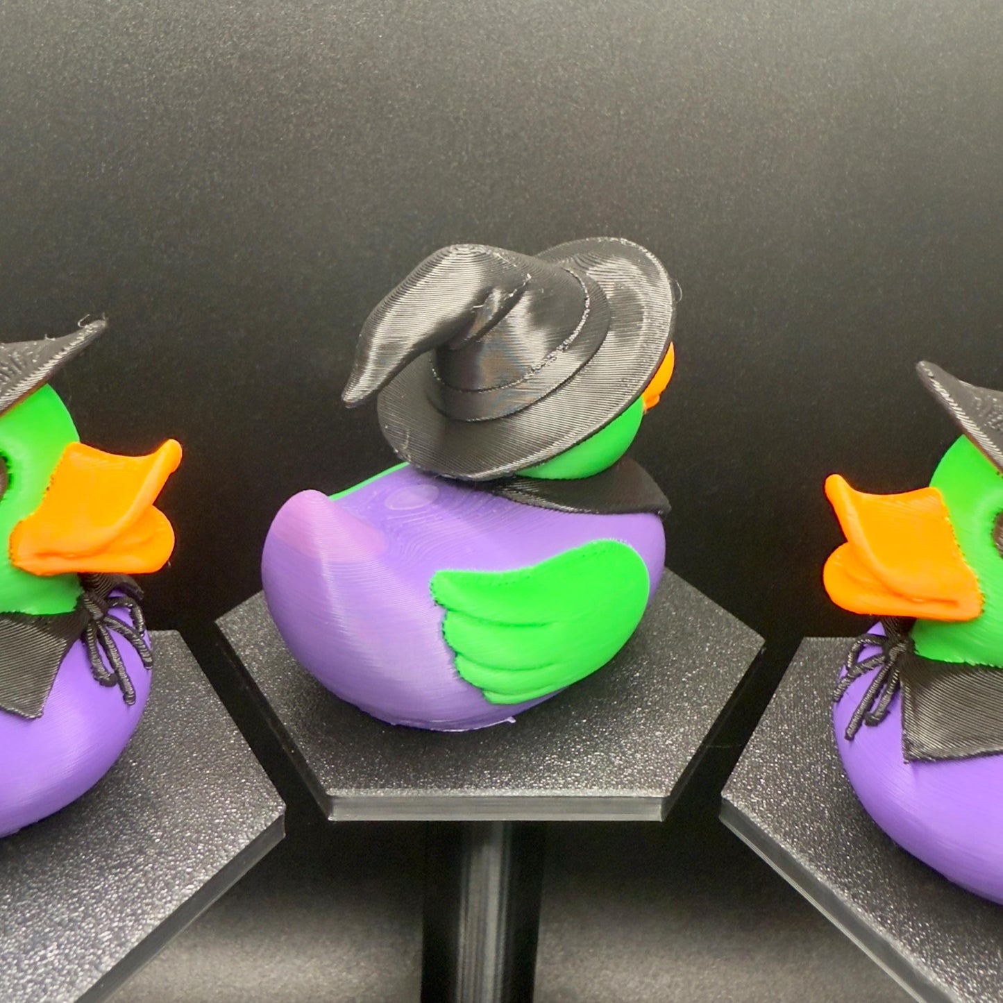 Witch Jeep Duck | 3D Printed Halloween Figurine | Dashboard Display | Small Seasonal Gift