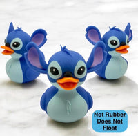 Stitch Lilo and Stitch duck figurine