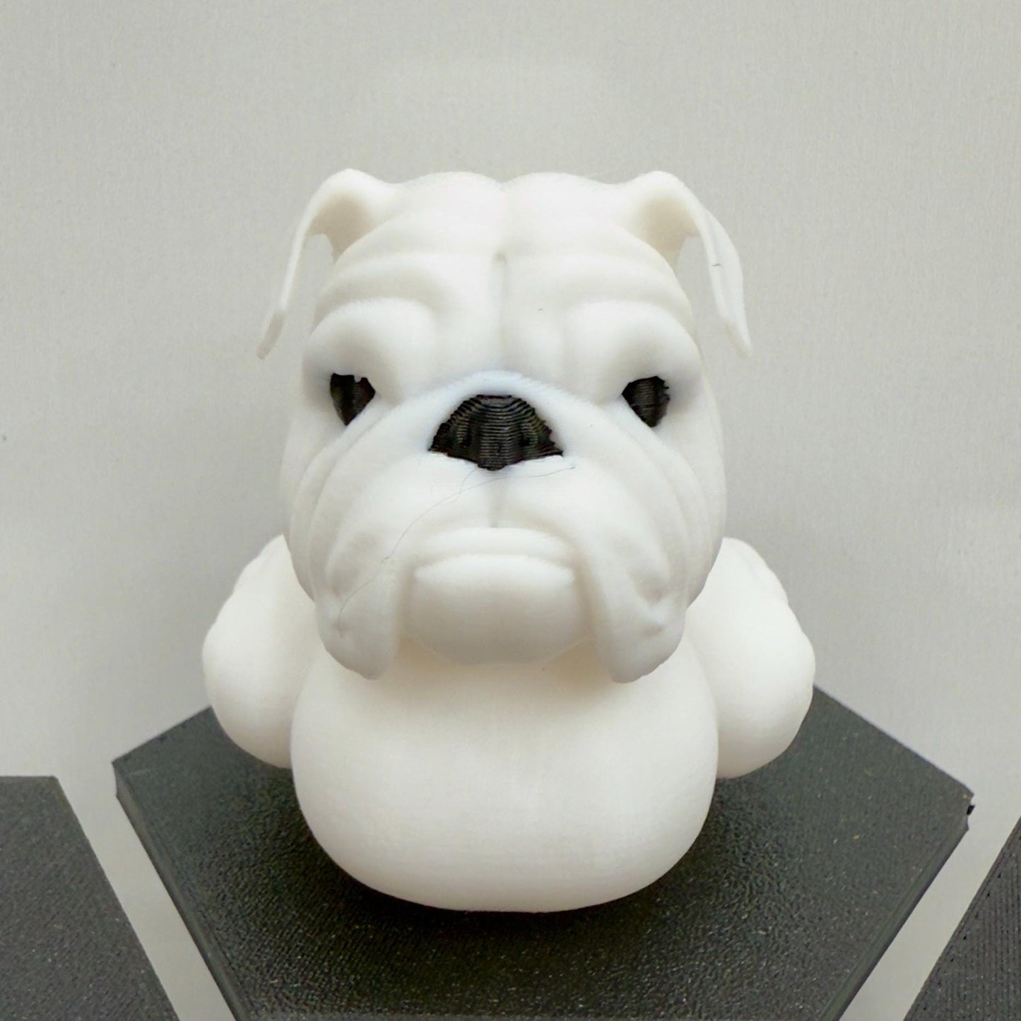 Bulldog Dog Duck | English Bulldog Desk Figure | Jeep Dashboard Duck | Cute Cruise Gift For Dog Lovers | 3D Printed Shelf Decor