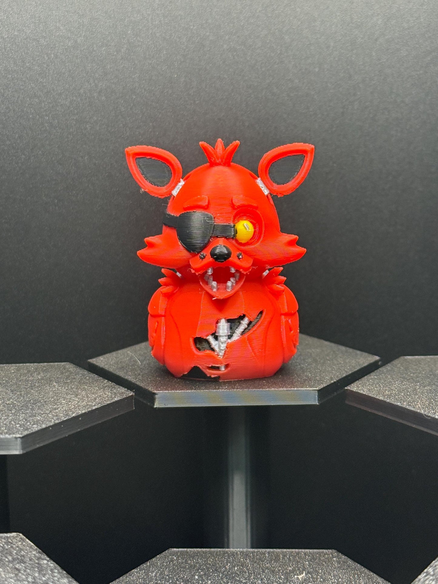 Five Nights at Freddy’s Duck Figurines | FNAF Jeep Dashboard Duck Collectibles |Freddy Fazbear Chica Bonnie Foxy | Gamer Gift, Halloween