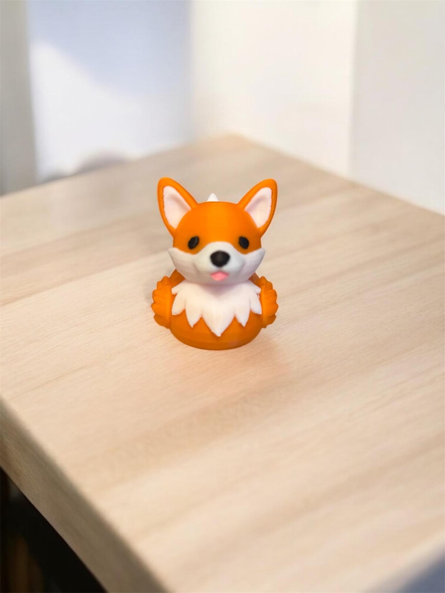 Corgi Dog Duck | Tan or Orange | Jeep Duck | Cruise & Desk Home Decor | Pet Gift | 3D Print