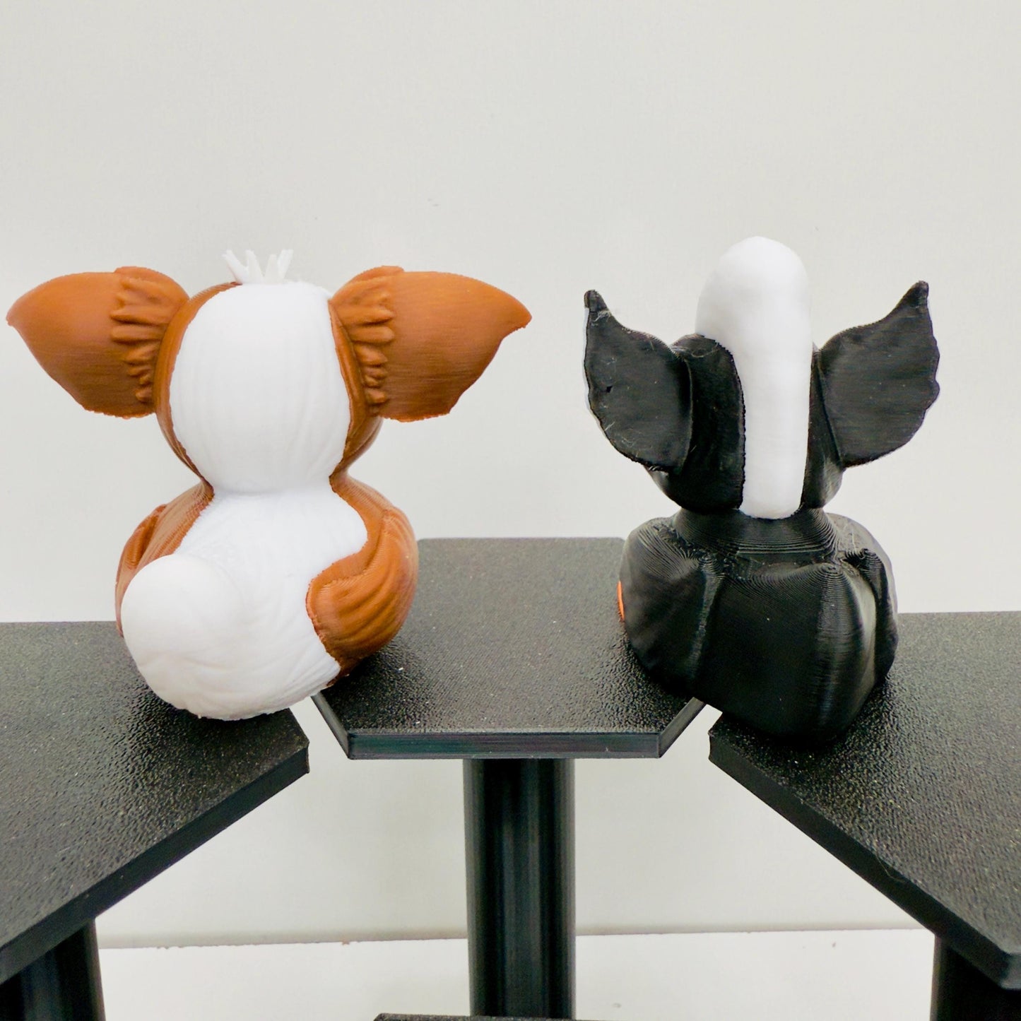 Gizmo and Stripe Gremlin Ducks, Movie Fan Art Ducks, 3D Printed Jeep Dashboard Decor, Gremlins Cruise Gift, Collectible Memorabilia