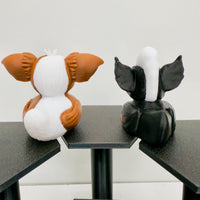 Gizmo and Stripe Gremlin Ducks, Movie Fan Art Ducks, 3D Printed Jeep Dashboard Decor, Gremlins Cruise Gift, Collectible Memorabilia