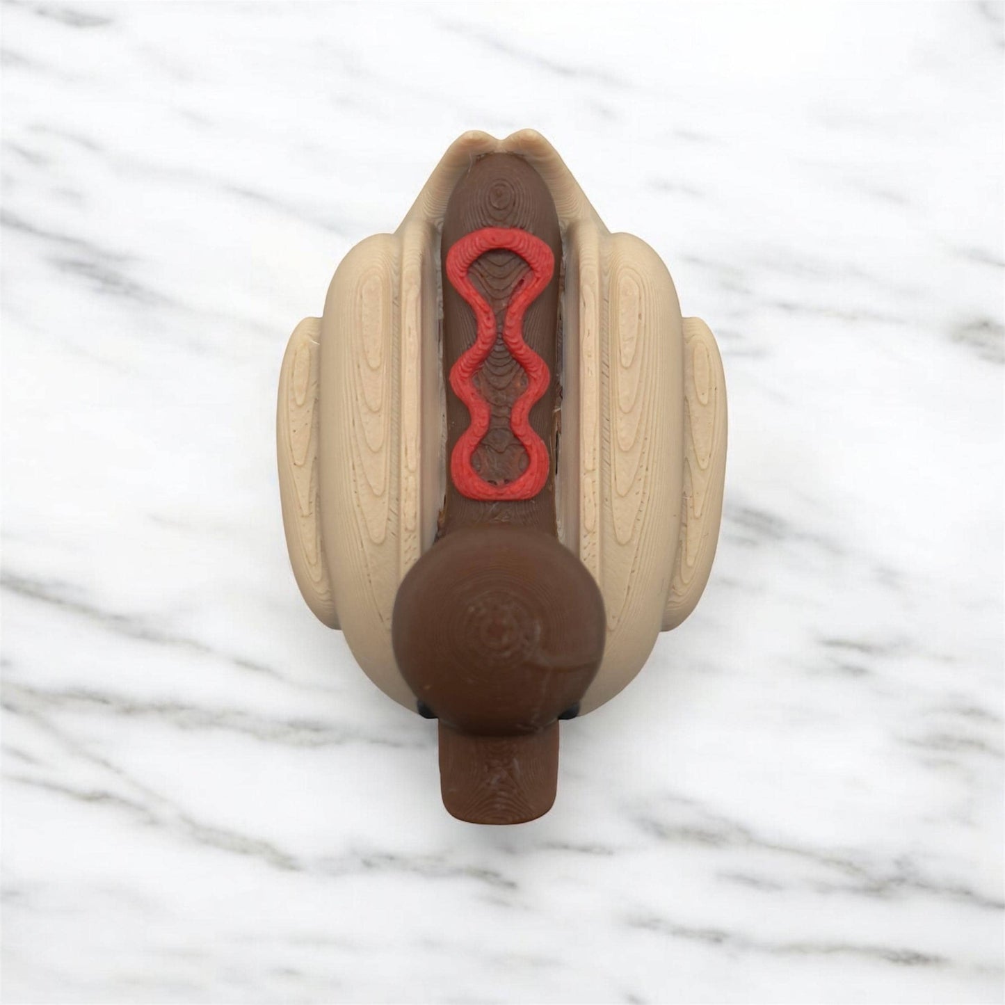 Hot Dog Duck! | Jeep Duck | Cruise & Desk Decor | Funny Food Gift | 3D Print