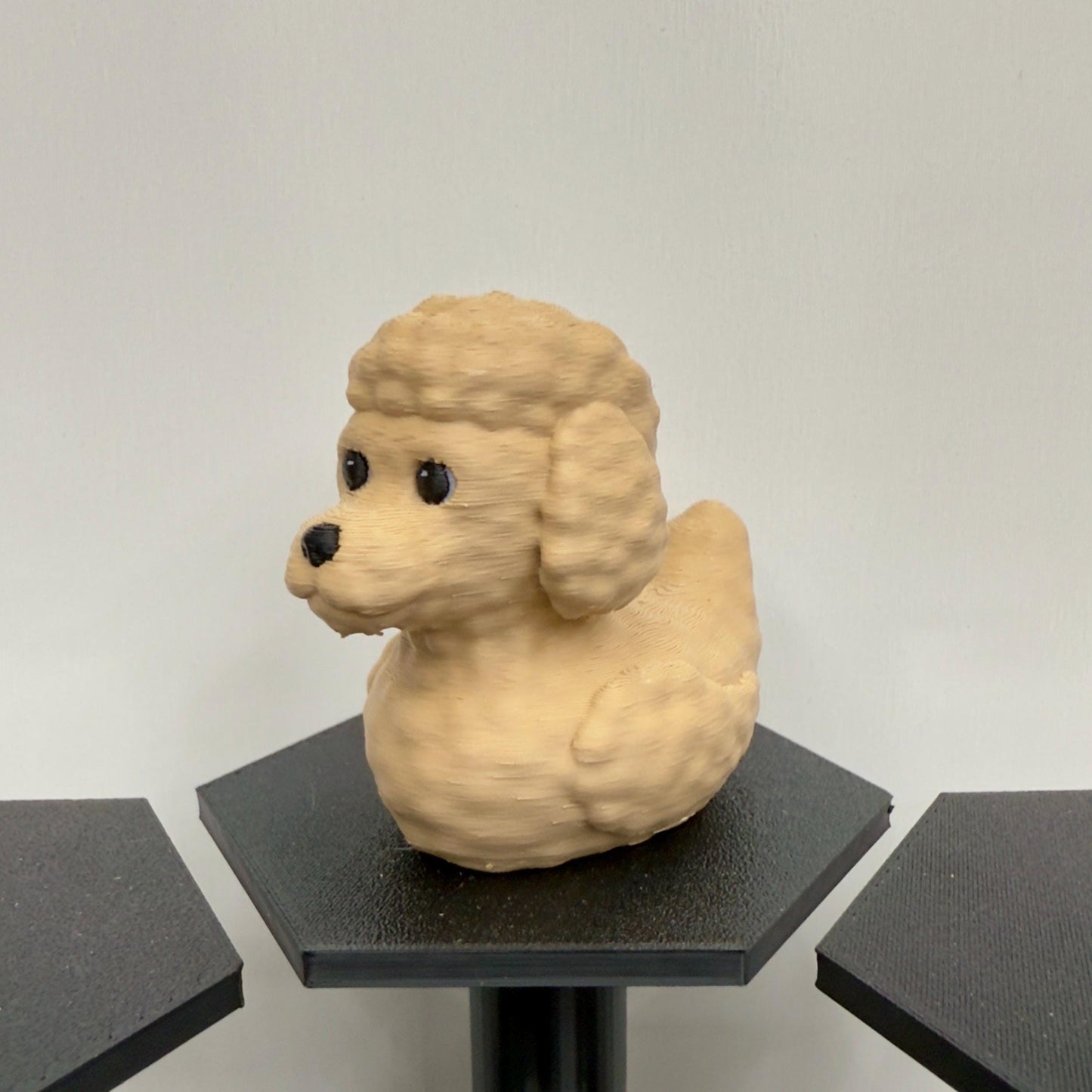Doodle Dog Duck | Golden, Black, White, or Brown | Jeep Dashboard Duck | 3D Printed Gift | Cute Desk Dog Decor