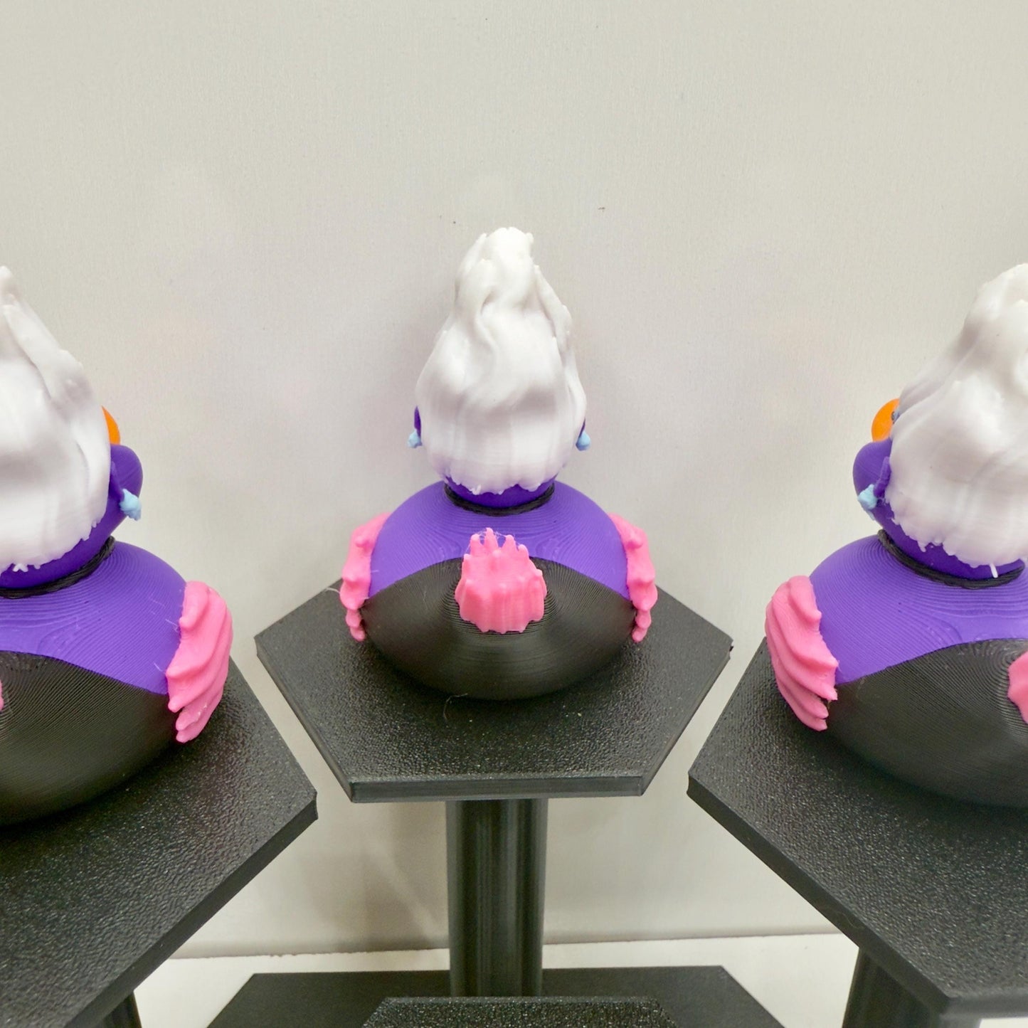 Evil Sea Witch Duck Figurine: 3D Printed Villain Decor