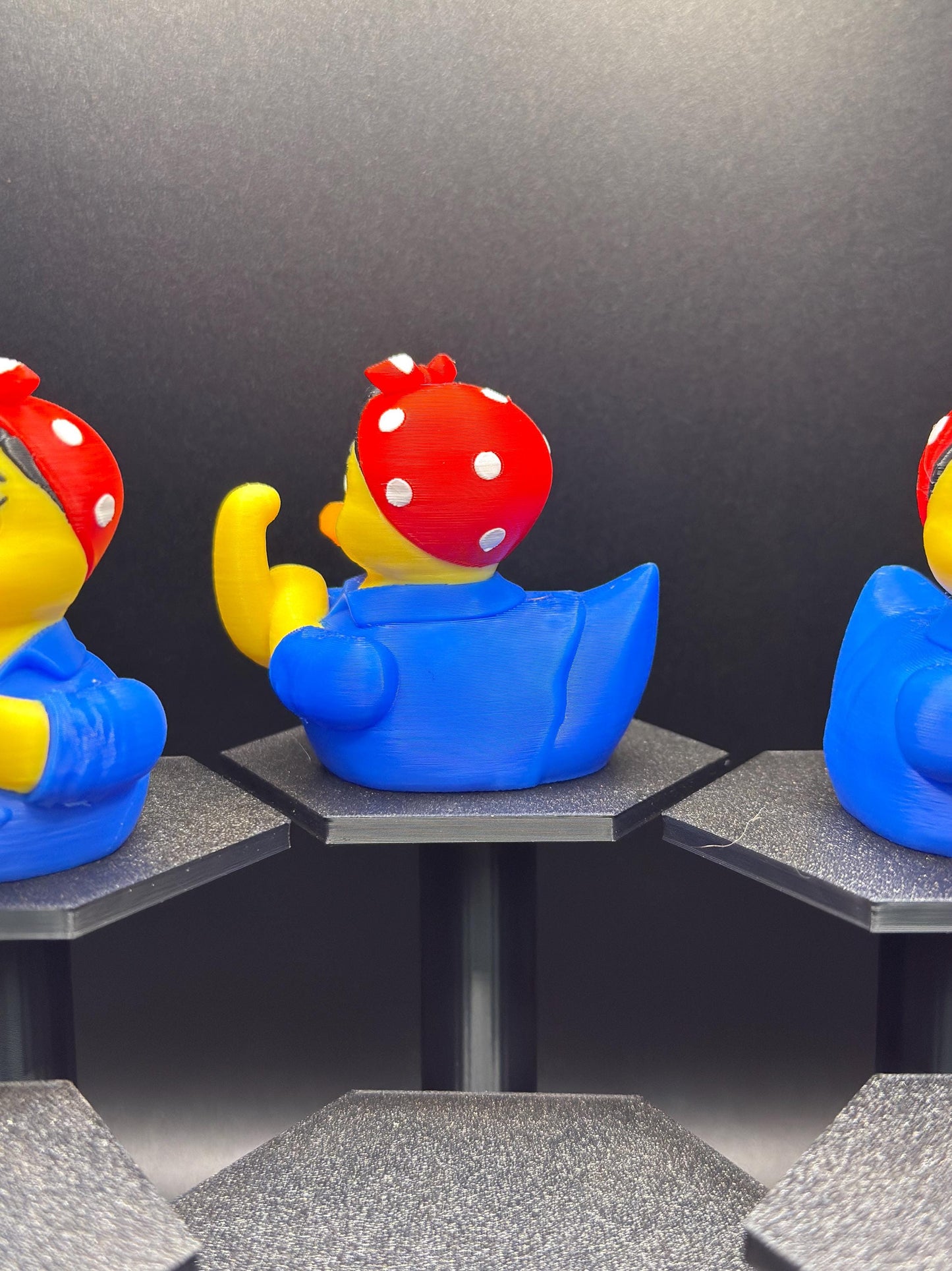 Rosie the Riveter Duck | Empowering 3D Printed Gift & Decor