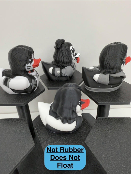 KISS-Inspired Rock Band Ducks | Limited Edition 3D Printed Collectibles