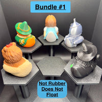 Wizard of Oz Ducks | Dorothy, Tin Man, Scarecrow, Lion, Wicked Witch, Glinda, Toto, Flying Monkey | Jeep Dashboard Duck