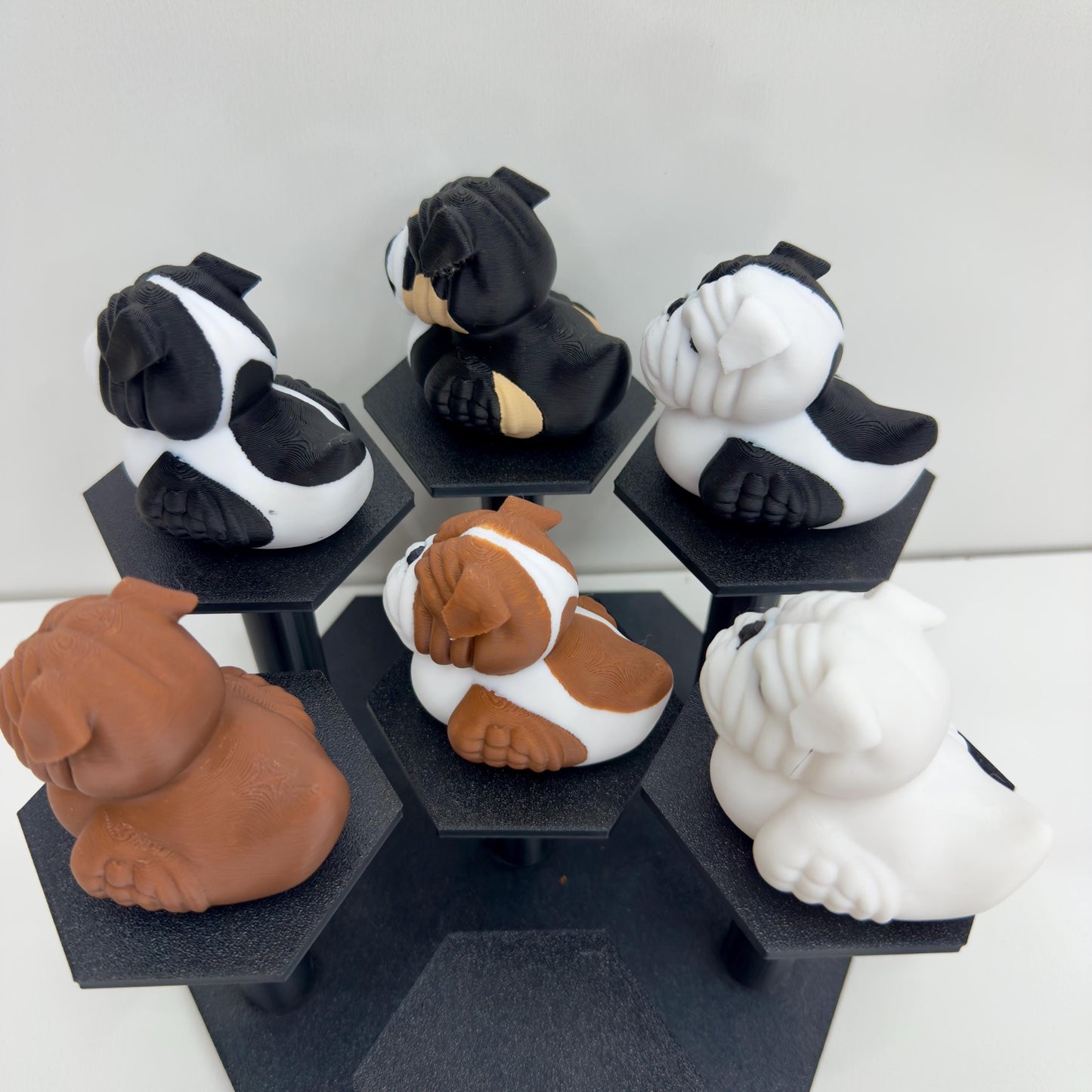 Bulldog Dog Duck | English Bulldog Desk Figure | Jeep Dashboard Duck | Cute Cruise Gift For Dog Lovers | 3D Printed Shelf Decor