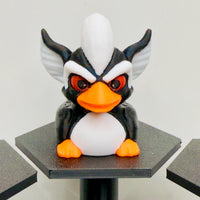 Gizmo and Stripe Gremlin Ducks, Movie Fan Art Ducks, 3D Printed Jeep Dashboard Decor, Gremlins Cruise Gift, Collectible Memorabilia