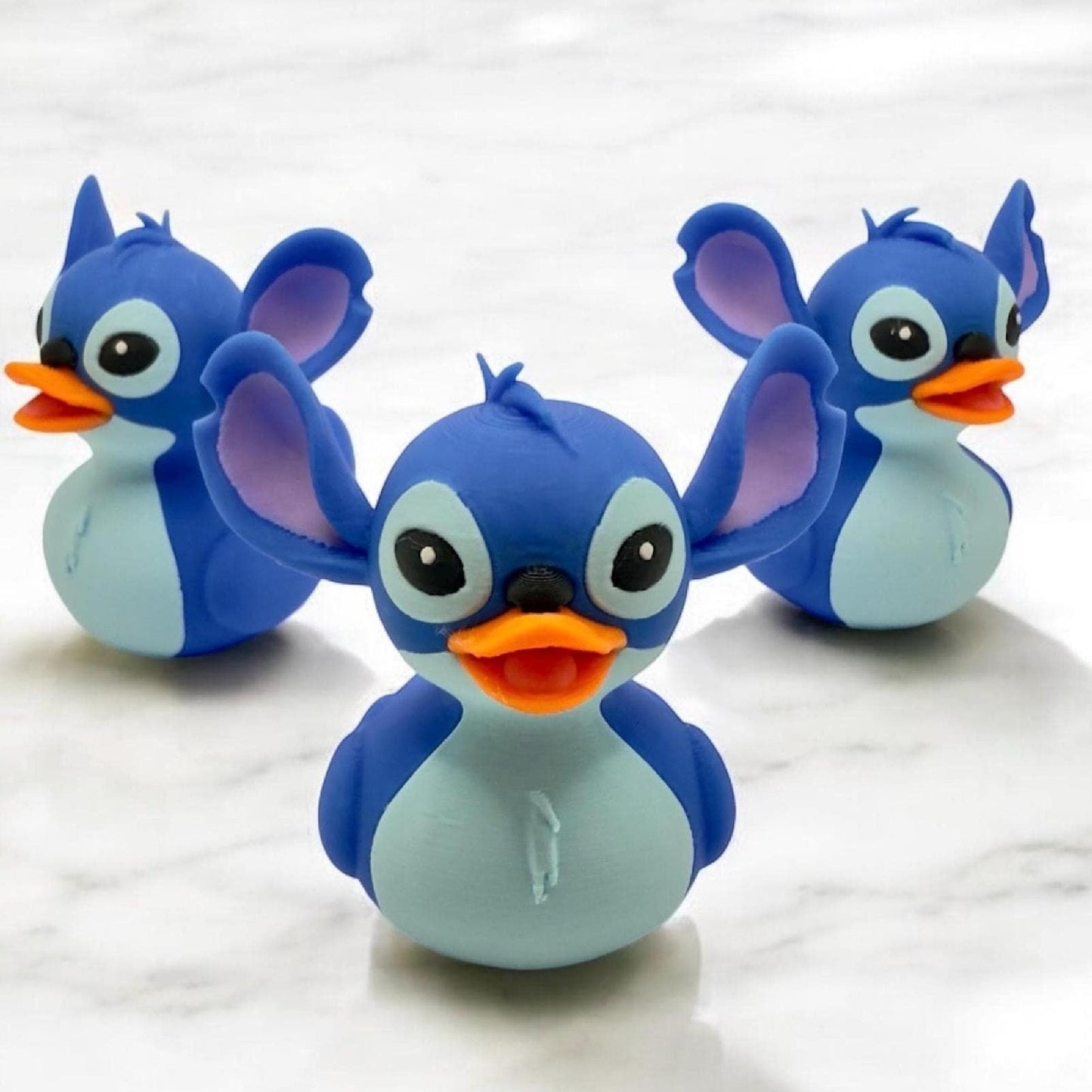 Stitch Duck Figurine | Lilo & Stitch Inspired Duck | Jeep Dashboard Duck | Cruise Desk Decor | 3D Printed Collectible Gift