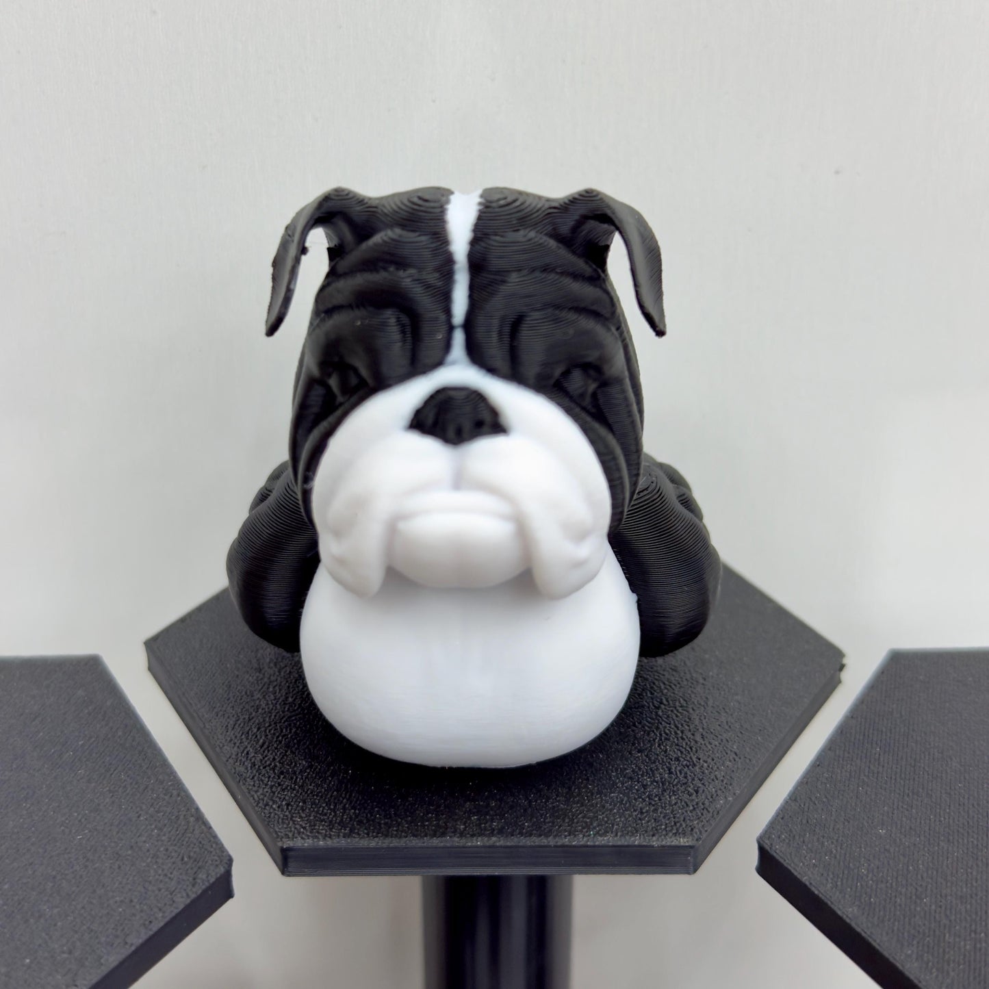 Bulldog Dog Duck | English Bulldog Desk Figure | Jeep Dashboard Duck | Cute Cruise Gift For Dog Lovers | 3D Printed Shelf Decor