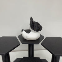 French Bulldog Duck Figurine | 3D Printed Frenchie Decor for Desk, Jeep Dash & Cruise Cabin | Dog Lover Gift Collectible
