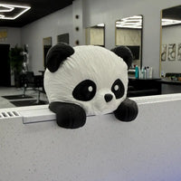 Panda desk companion close-up detail