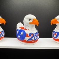 3D printed semiquincentennial duck with star-spangled wings